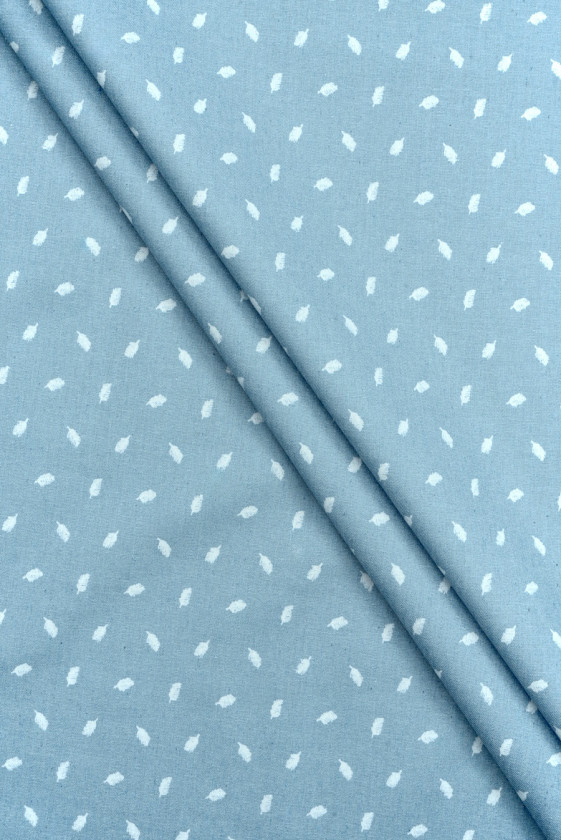 Bawełna koszulowa błękitna...