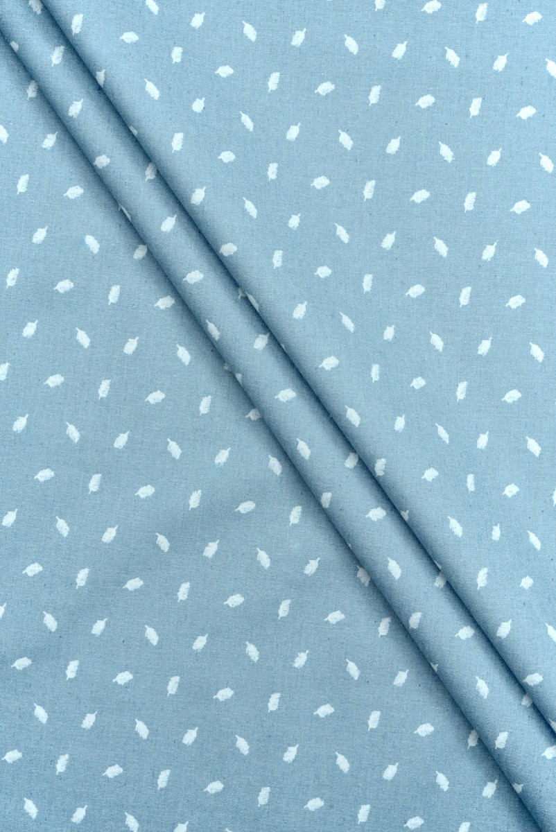 BaweÅna koszulowa bÅÄkitna w piÃ³rka