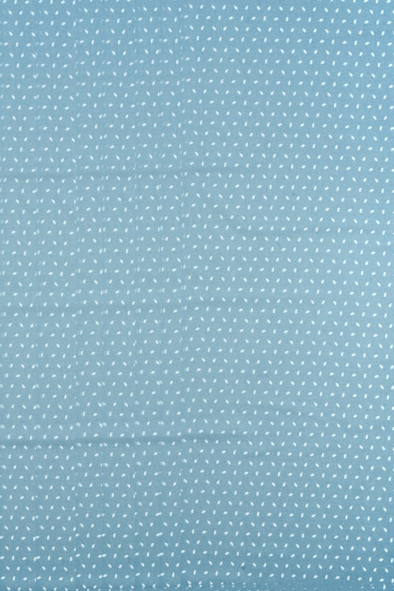 Bawełna koszulowa błękitna w piórka