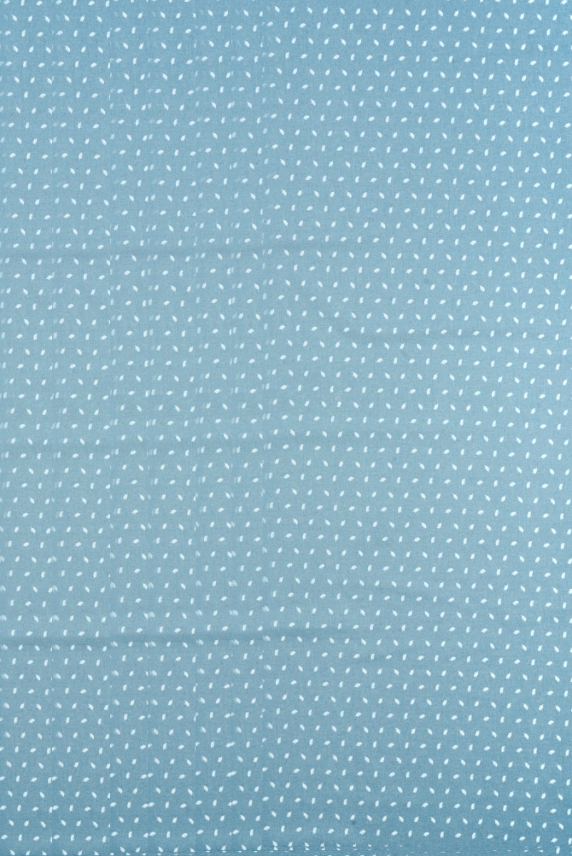 Bawełna koszulowa błękitna w piórka