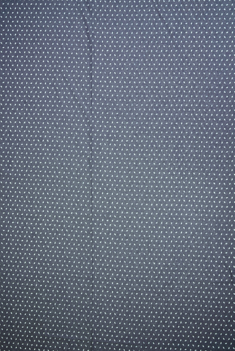 Bawełna koszulowa granatowa w piórka