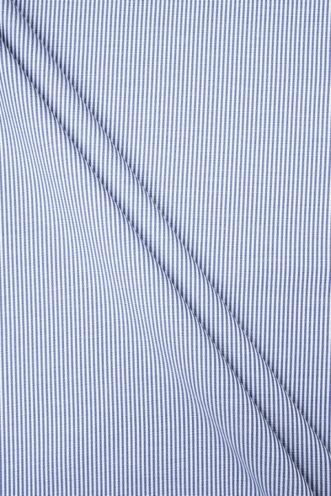 Coton chemisier à fines rayures