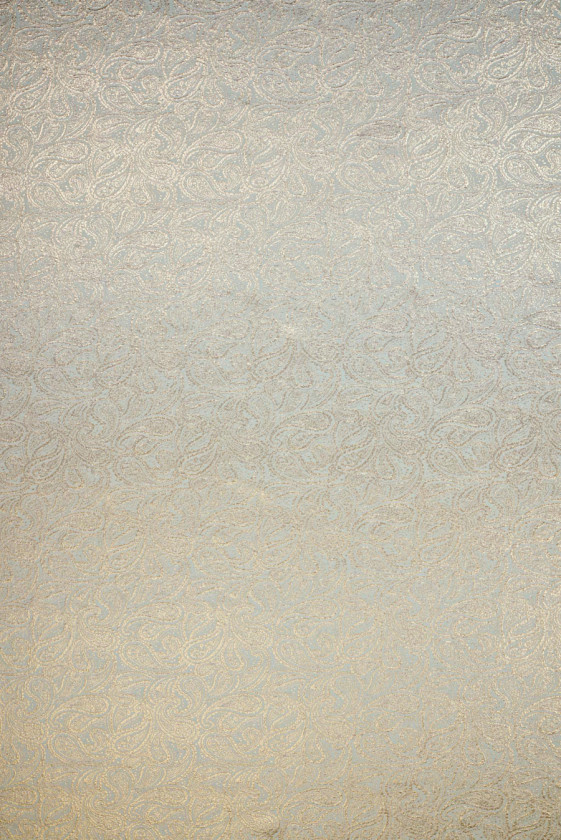Żakard złoty paisley