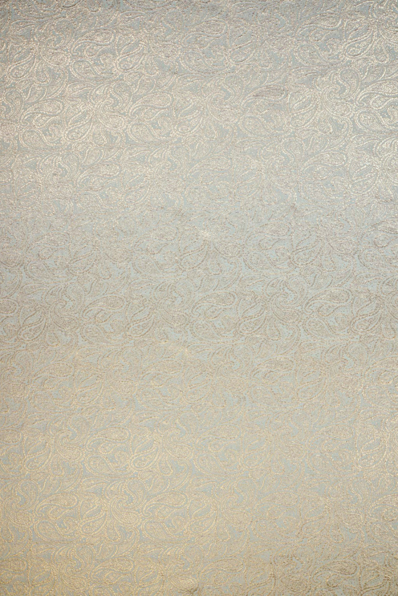 Żakard złoty paisley
