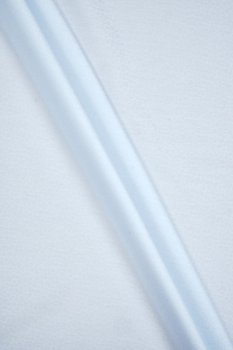 Coton chemisier bleu à motif léopard