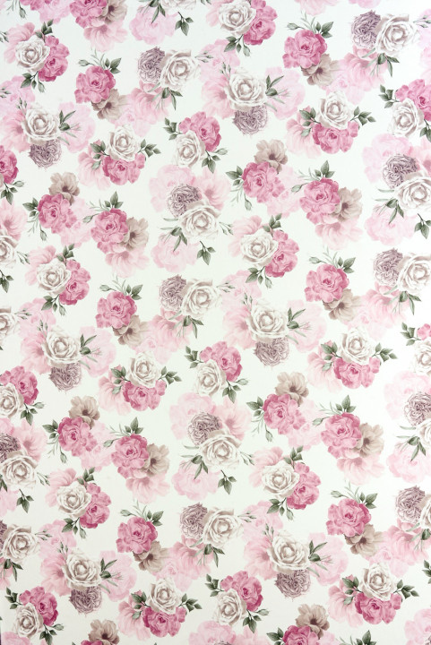 Cady polyester à roses