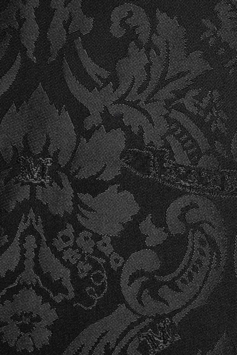 Doublure signée noire à motifs