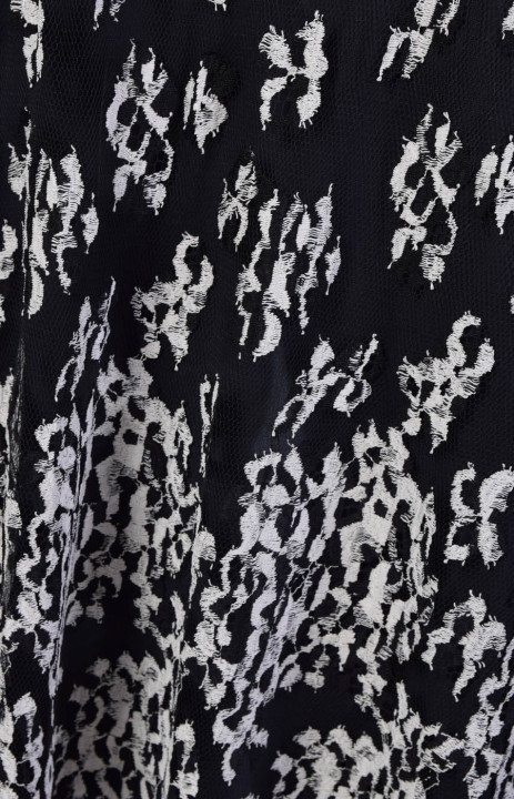 Black and white lace