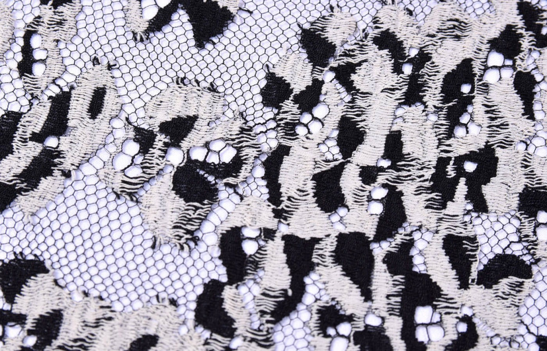 Black and white lace