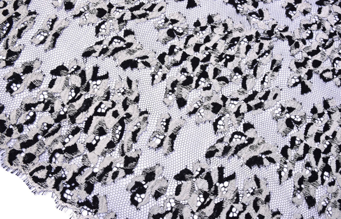 Black and white lace