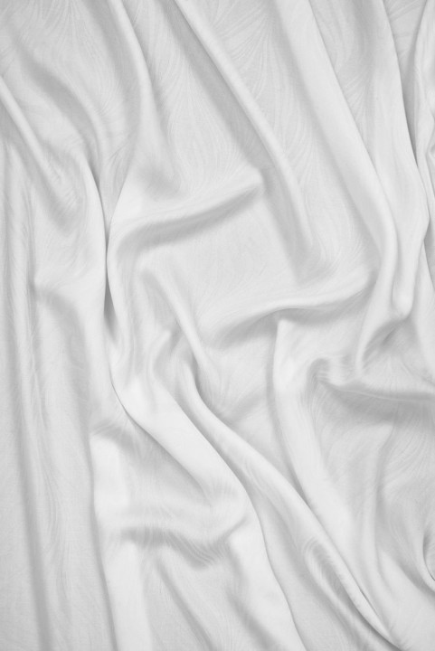 Lyocell med viscose flødefarvet jacquard