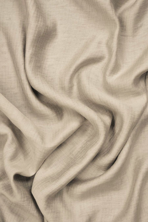 Krøllet viscose med lyocell beige