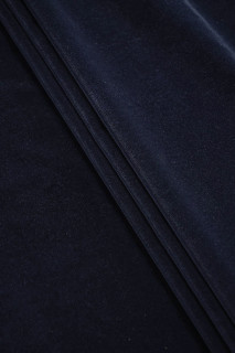 Narrow navy velvet