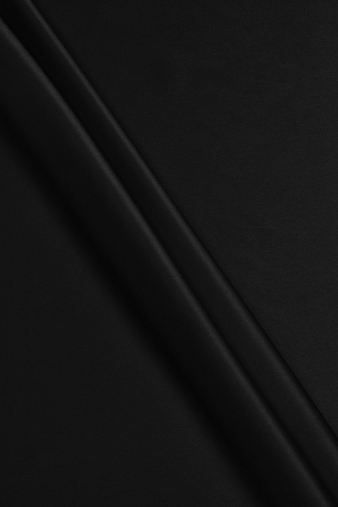 Satin réversible noir