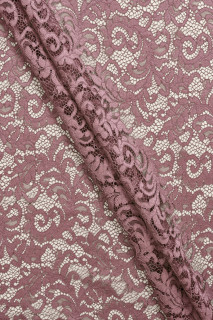 Lace dark dusty pink