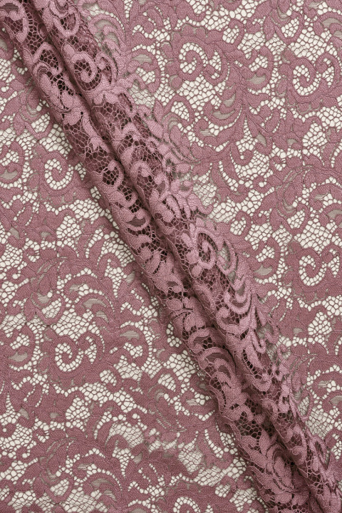 Dentelle rose sale foncé