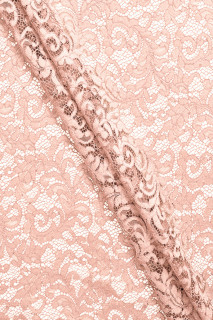 Lace salmon pink