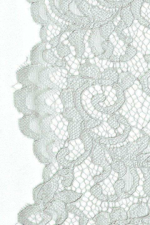 Dentelle gris glacé