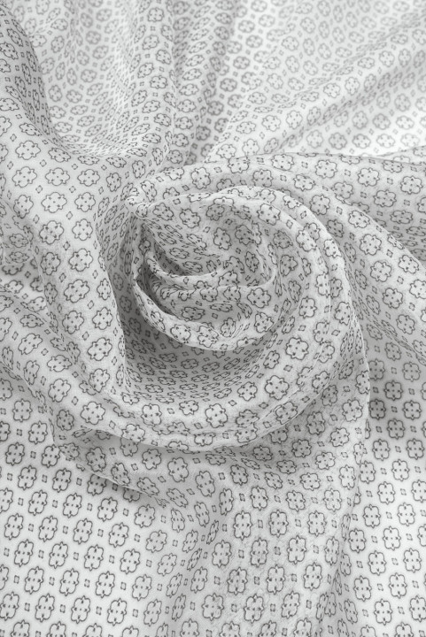 Šilkinis-viskozinis muslinas geometrinis