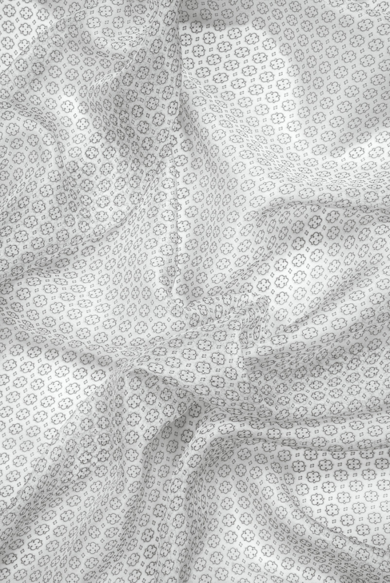 Muślin jedwabno-wiskozowy geometria