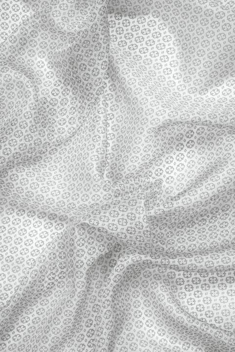 Hedvábně-viskózní mušelín geometrie