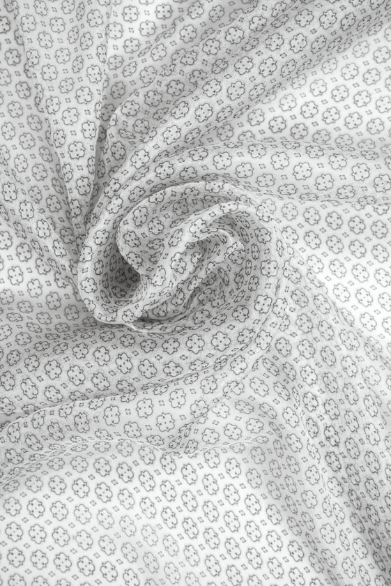 Muślin jedwabno-wiskozowy geometria