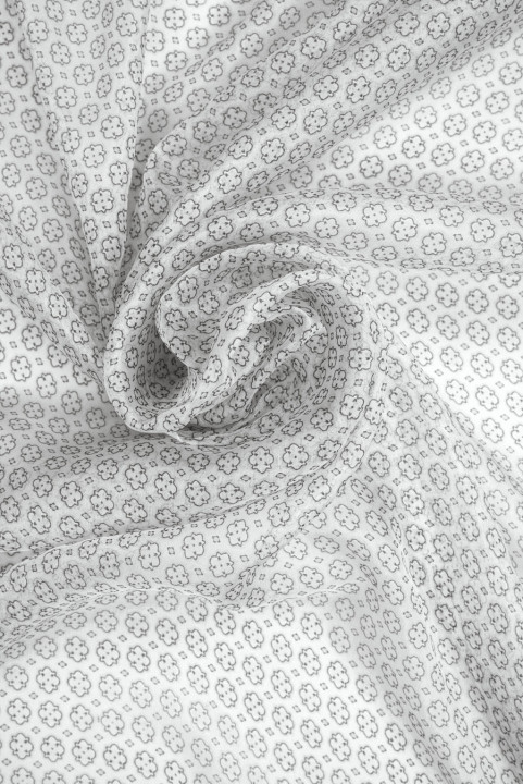 Hedvábně-viskózní mušelín geometrie
