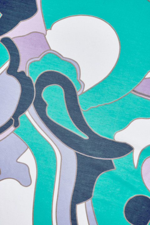 Cotton batiste with colorful fantasy print