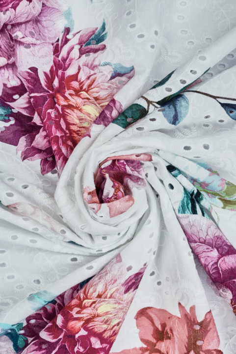 Richelieu cotton large flowers