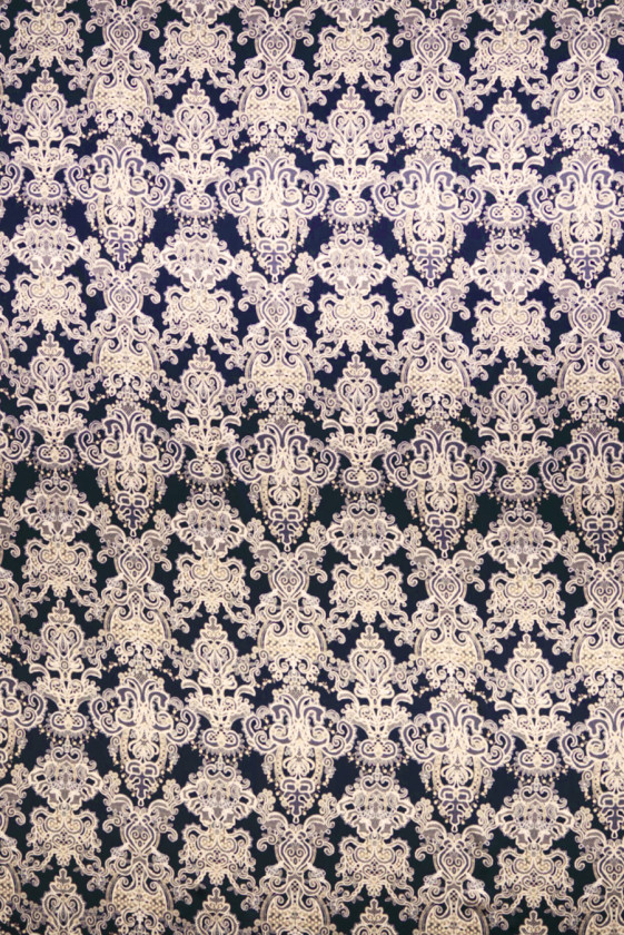 Satyna jedwabna ornamenty