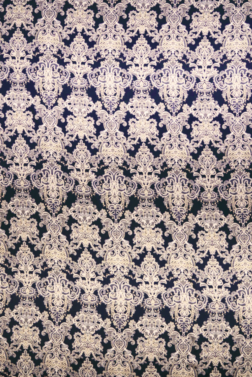 Satyna jedwabna ornamenty