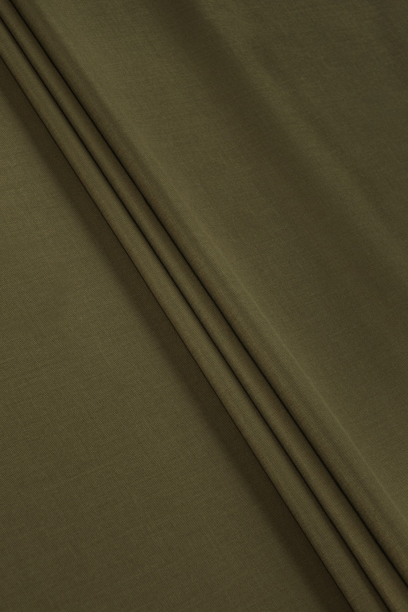 Bavlna s khaki tenkou