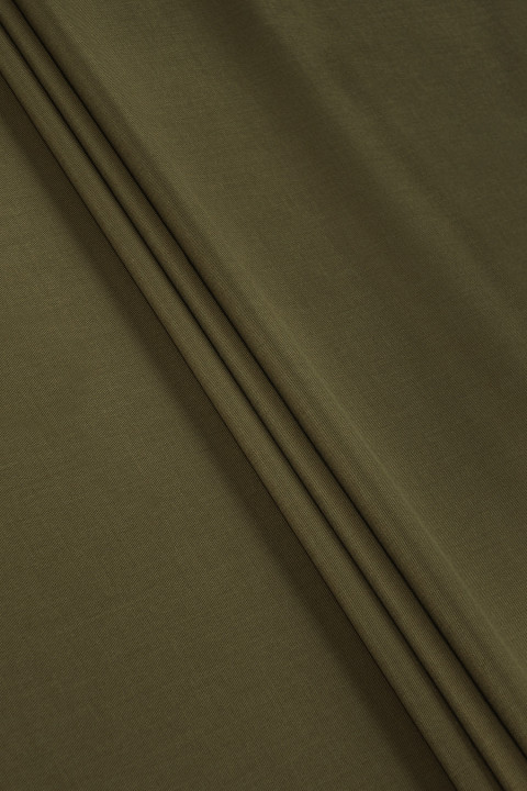 Medvilnė su tenceliu khaki