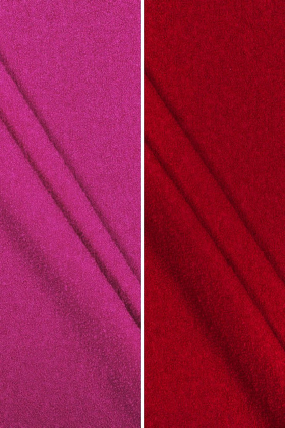 Tejido Bucle en dos colores