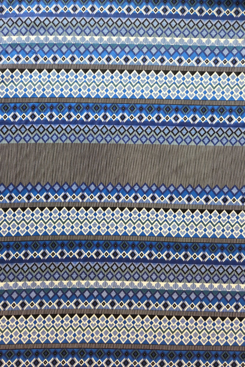 Coton motifs géométriques