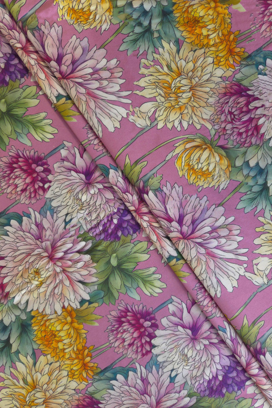 Bawełna koszulowa w kwiaty