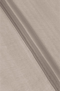 Kreppet silkechiffon i grå-beige