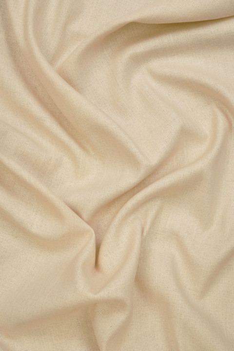 Cream bourette silk