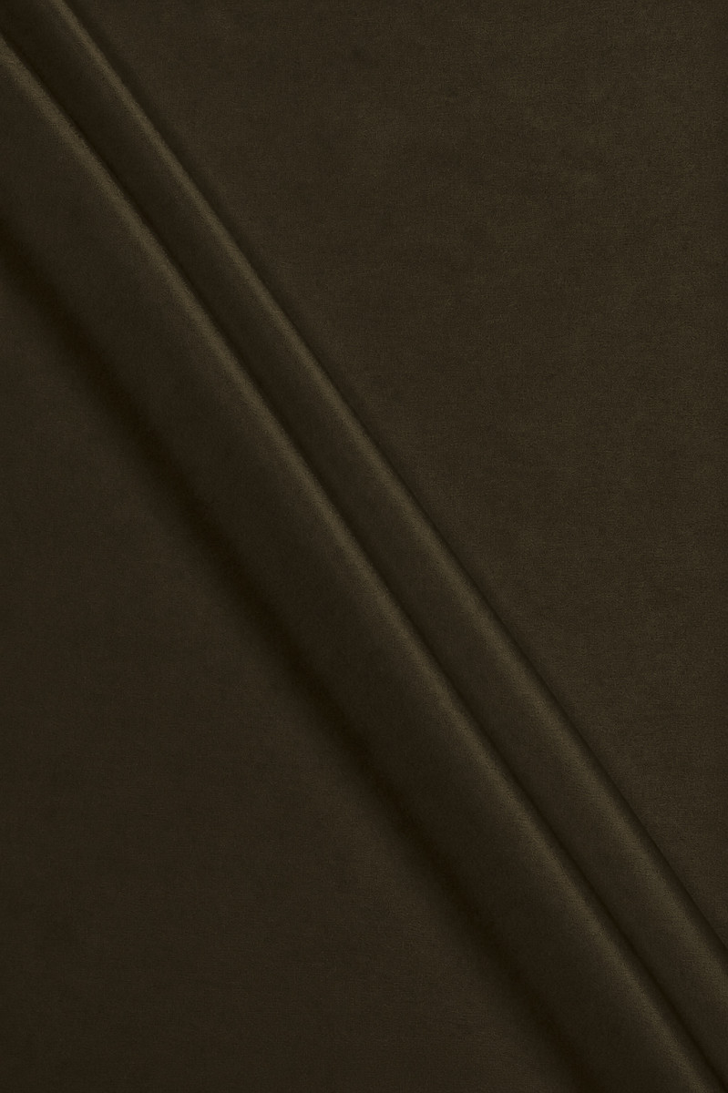 Satin réversible brun olive