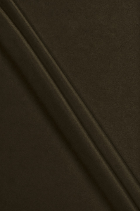 Satyna dwustronna brązowo oliwkowa