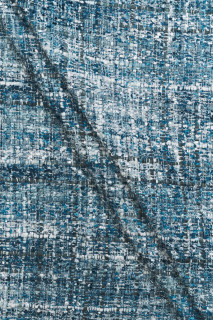 tejido estilo Chanel azul marino