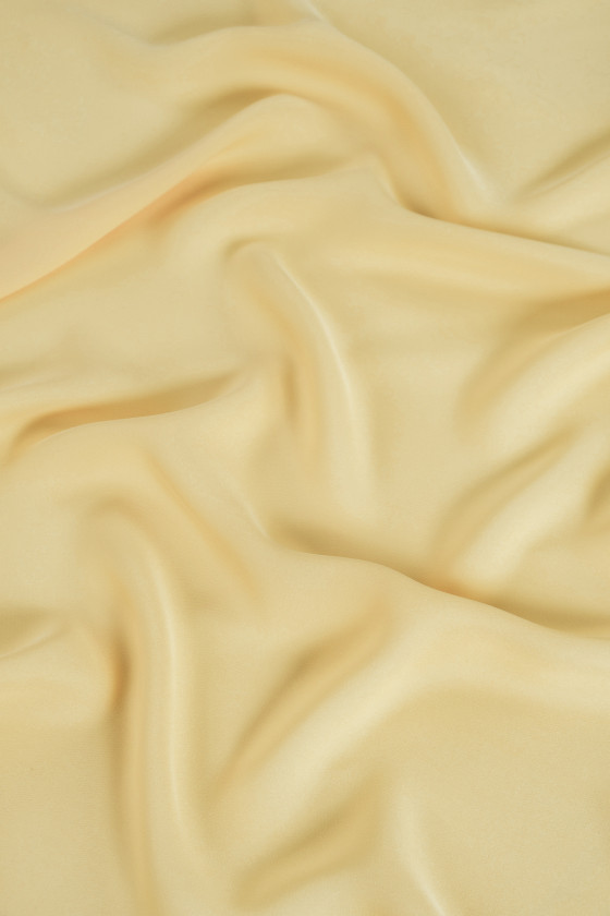 Beige crêpe zijde KUPON 60 cm