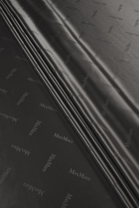 Jacquard lining black-blue