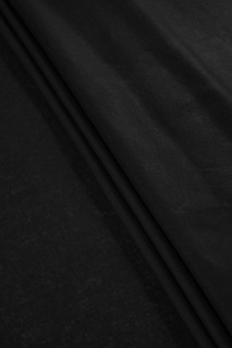 Lino naturale OLGA - nero KUPON 160 cm
