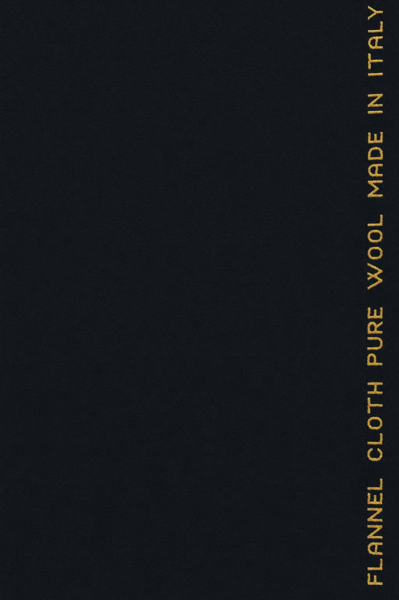 Wełna kostiumowa flanela czarna