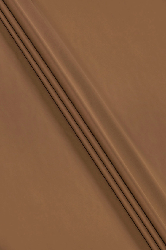 Coton chemisier brun clair
