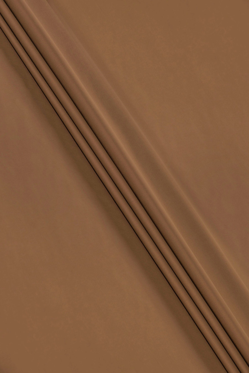 Coton chemisier brun clair