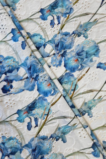 Algodón richelieu con iris