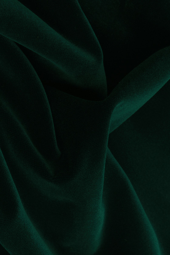 Velours (velours) coton vert bouteille