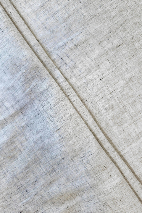 Lino chiaro grigio mélange